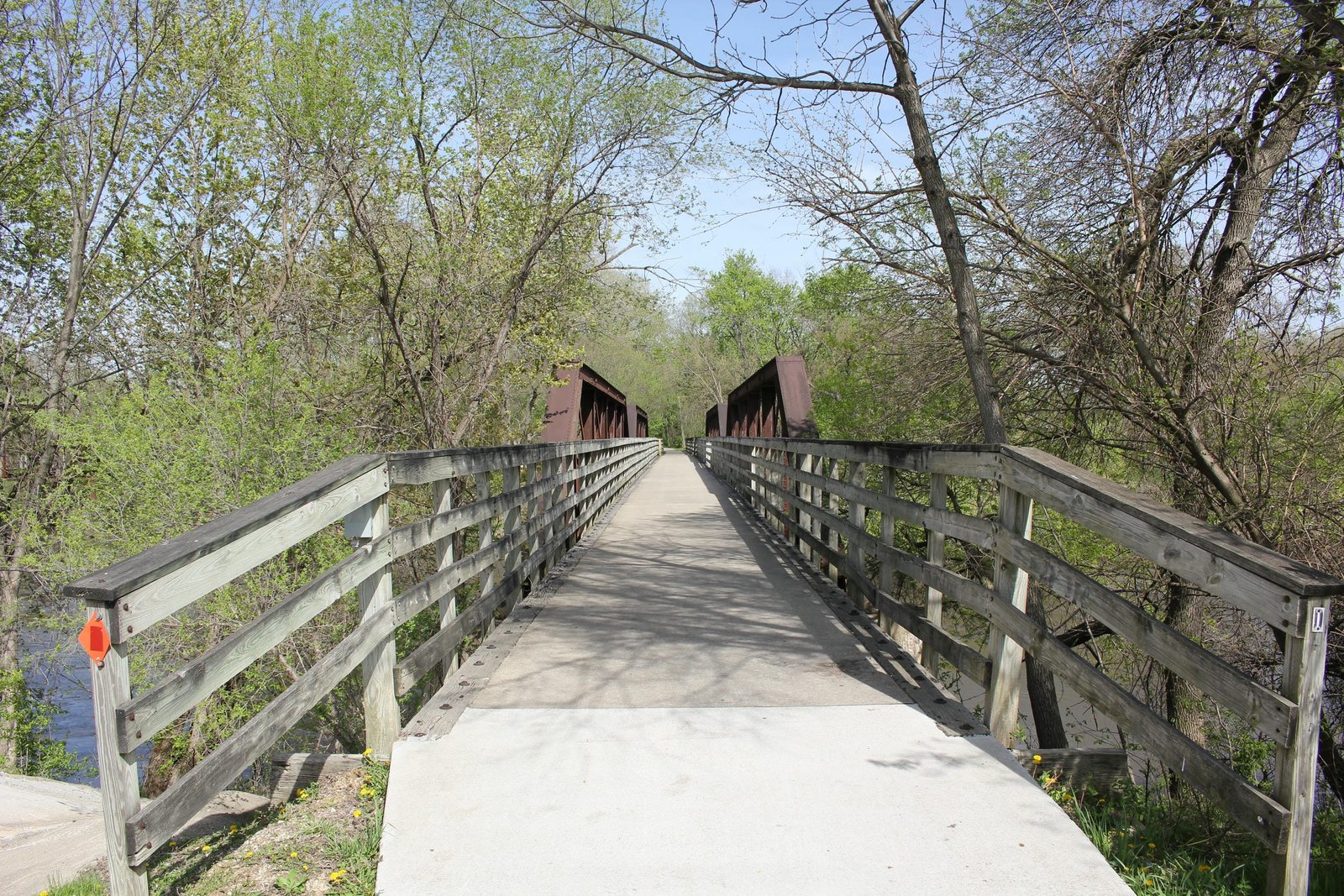 Looking east
